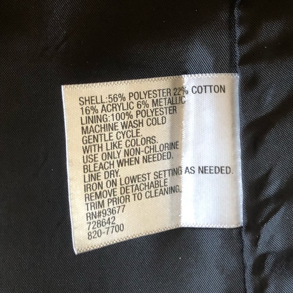 Silver metallic lined size 6 pencil skirt - Picture 6 of 6